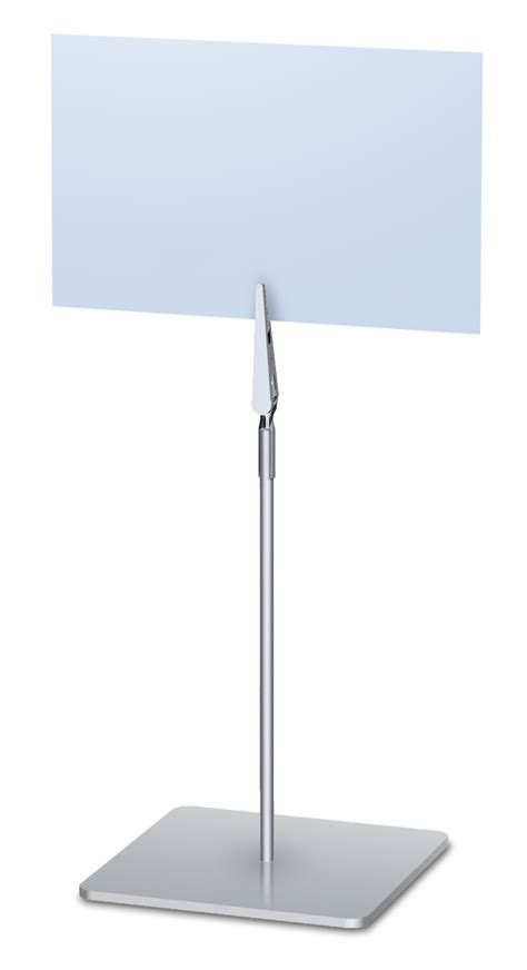 table top metal sign bracket|temporary sign holders.